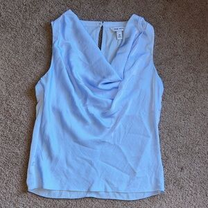 Nine West Sky Blue Sleeveless Blouse